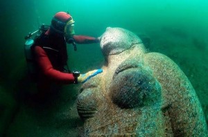 Tarihi mitler ile gerçeklik arasındaki kayıp Mısır kenti Heracleion, Fransız