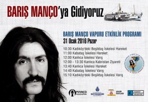 Aramızdan ayrılışının 16. yıldönümünde Barış Manço kendi adını taşıyan vapurla
