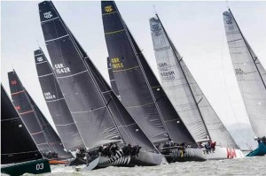 The Royal Ocean Racing Club’s Vice Admiral’s Cup burst into