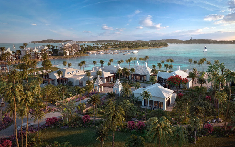 The planned Caroline Bay Marina at the Morgan’s Point Development will