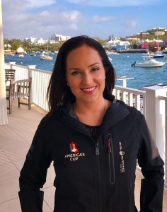 Christina White is a Graphic Designer for the America’s Cup