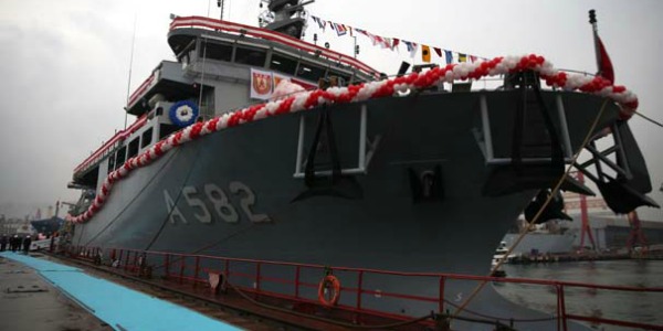 İstanbul Tersanesinde tamamlanan A-582 Alemdar Denizaltı Kurtarma Ana Gemisi (MOSHIP)