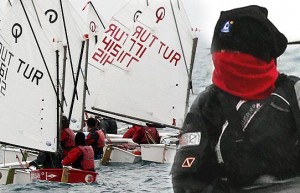 TYF tarafından Çeşme’de düzenlenen Kış Kupası Optimist ve Laser yarışları