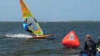 No less than 178 windsurfers battled it out in two 20-kilometer long distance races, in near perfect conditions on the glassy Pamlico Sound. Tyson Poor, from Hood River, Oregon, won both long distance races. Source: topix