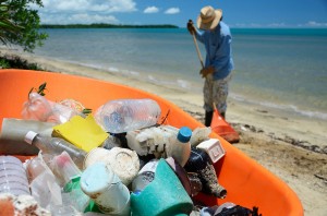 Nearly 300 million tons of plastic is produced each year,