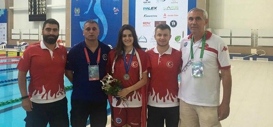 Rusya’nın Tomsk şehrinde gerçekleştirilen 2017 Paletli Yüzme Gençler Dünya Şampiyonası’nın