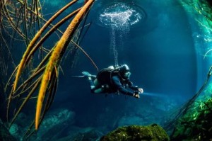 The key to effortless neutral buoyancy under water takes place