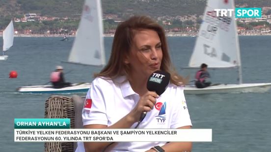 Türkiye Yelken Federasyonu Başkanı Özlem Akdurak, TYF Laser 4.7 antrenörü