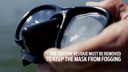 If your brand new dive or snorkeling mask is fogging