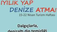 Ayvalık Kaymakamlığı, Ayvalık Belediyesi ve TURMEPA iş birliğiyle 19 Nisan’da Ayvalık’ta deniz dibi temizlenecek. Gönüllü dalgıçların ve dünya serbest dalış rekortmeni Derya Can’ın katılacağı Cumhuriyet Meydanı’ndaki etkinliğin sonunda atık sergisi açılacak. Çocukların küçük yaşlardan itibaren denizle olan bağlarını güçlendirmeyi hedefleyen […]