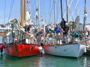 Two great men of the sea, Britain’s Sir Robin Knox-Johnston