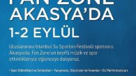 Uluslararası İstanbul Su Sporları Fan Zone Festivali 1-2 Eylül tarihlerinde Akasya Park’ta gerçekleşecek. Akasya’nın sponsorluğunda gerçekleşecek Uluslararası İstanbul Su Sporları Fan Zone Festivali 1-2 Eylül tarihlerinde Akasya Park’ta gerçekleşecek. Yapılan bilgilendirmede; 12.00-20.00 saatleri arasında düzenlenecek festivalde yarışmalar, DJ performansları ve […]
