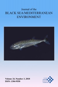 Süreli bilimsel dergimiz "Journal of Black Sea / Mediterranean Environment"in