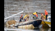 Frank DiNardi produced this video of a Little Harbor 53 getting re-floated from where it sank in Hamburg Cove in Lyme, Connecticut. Source: sailingscuttlebutt