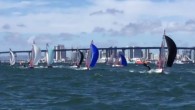 Coronado, CA (March 23, 2019) – The second day for the 29er Midwinter West Championship saw South San Diego Bay back to its normal self in many ways. Instead of the 2-6 degree oscillations of Day 1, the breeze today […]