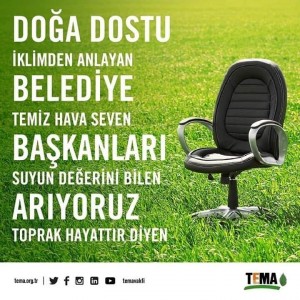 31 Mart yerel seçimlerinde iklimden anlayan, temiz hava seven, suyun