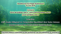 2. Ulusal Posidonia oceanica Çalıştayı 18 Ekim 2019 tarihinde İzmir'de @deu_imst Dokuz Eylül Üniversitesi Deniz Bilimleri ve Teknolojisi Enstitüsü'nde yapılacaktır. 10 Temmuz'a kadar makalelerinizi bekliyoruz. #denizçayırı #seagrass pic.twitter.com/lxan8EGeQ4 — TÜDAV (@TudavTudav) 6 Mayıs 2019