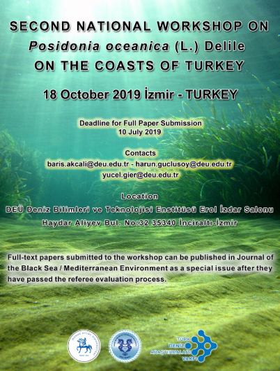 2. Ulusal Posidonia oceanica Çalıştayı 18 Ekim 2019 tarihinde İzmir'de