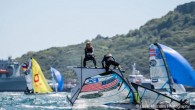 Weymouth, England (May 14, 2019) – The second day of the 49er and 49erFX Europeans completed three races for both the men and women as they continue in the qualifying stage of the championship. 49er: A Bag of Bullets for […]