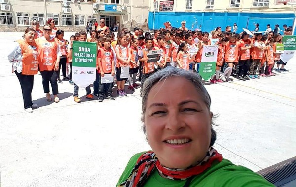 Çakabey İlkokulu Ağaç Kardeşliği projesi okulumuz 6 sınıfı ile sınıf