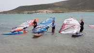 Fulya ünlü, Deniz Demirasal , Nimet Tulumen 40 knot uzeri ruzgarda pazar antremaninda..