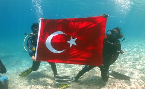 Fethiye’da 9 dalgıç, 19 Mayıs Atatürk’ü Anma, Gençlik ve Spor