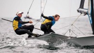 Weymouth, England (May 18, 2019) – Lighter winds set the stage as the 49er and 49erFX Europeans sort the order for tomorrow’s medal race 49erFX: Scandinavians deliver while leaders falter On the penultimate day of gold fleet racing, after a […]