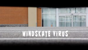 Guy Trudeau found some pavement for Windskating when many places