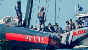 Italian sailing media FARAVELA, while following an e-sailing broadcast, caught