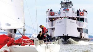 When competitive sailing encounters recreational powerboating, bad things can happen.