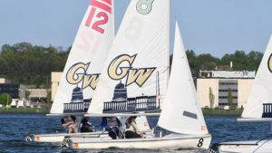 The complaint about college sailing is the doublehanded boats require