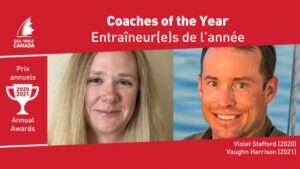Sail Canada named Violet Stafford and Vaughn Harrison have as