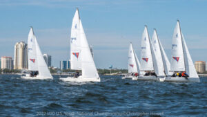 Nine teams competed in the 2022 J/70 US Youth National