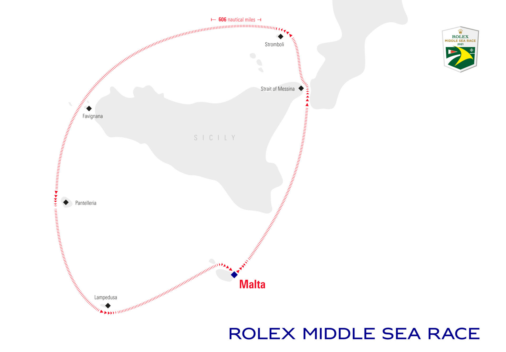The 2024 Rolex Middle Sea Race started on October 19