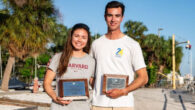 Daniel Escudero ‘25 of the Webb Institute and Sophia Montgomery ’25 of Harvard University won the 2024 College Sailing Open and Women’s Singlehanded National Championships held November 9-10 in St. Petersburg, FL. With 18 boats in each fleet, the breeze […]
