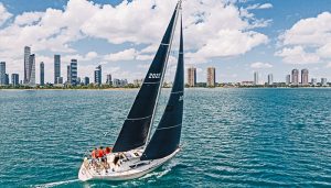 Racing sailboats may provide a test of ability, and a