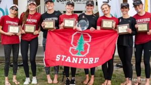 Stanford University won their third consecutive College Sailing Women’s Fleet