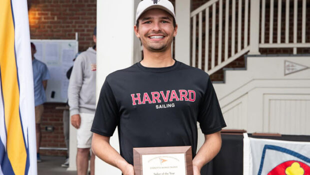 Harvard skipper Justin Callahan (Miami, FL / Newport, RI) was