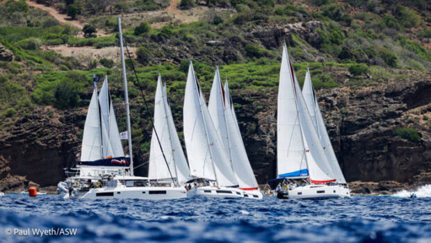 The winter circuit for Caribbean keelboat racing annually begins in