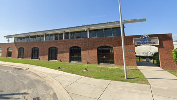 Aerospace work at American Magic HQ The $20 million American Magic headquarters at the Port of