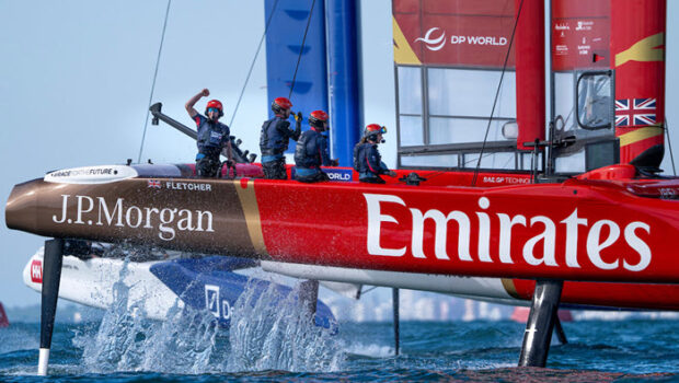 Great Britain win at SailGP Cadiz Dylan Fletcher’s Emirates GBR became the first team to win