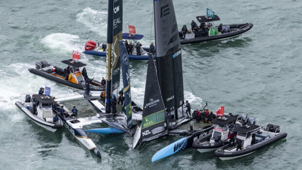 SailGP depth chart getting tested When the Kiwi team lost control of their F50 during