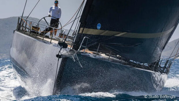 Czech businessman Karel Komárek competes on the maxi yacht racing