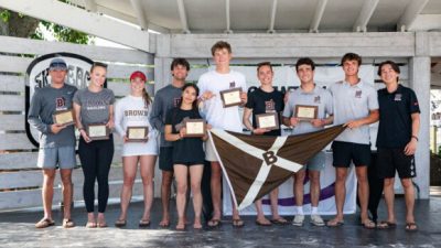 Brown University won the 2026 College Open Fleet Race National