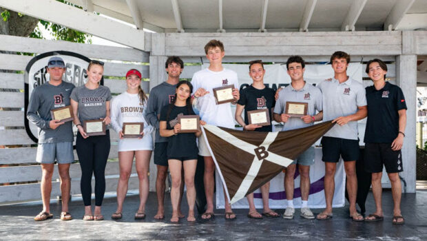 Brown University won the 2026 College Open Fleet Race National