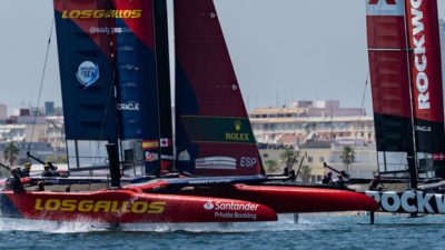 The SailGP league moves to a new race course on