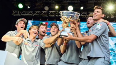 The Youth America’s Cup began in 2013, hosting ten teams