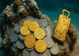 ABD'nin Florida kıyılarında 1715’te batan İspanyol hazinesi gün yüzüne çıktı.