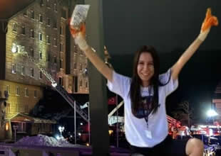 Bolu Kartalkaya Kayak Merkezi'ndeki Grand Kartal Otel'de çıkan yangında hayatını