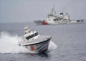 Sahil Güvenlik Komutanlığı ekipleri geçen yıl denizlerde meydana gelen olaylarda